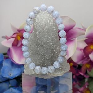 Blue Lace Agate Bracelet-8mm